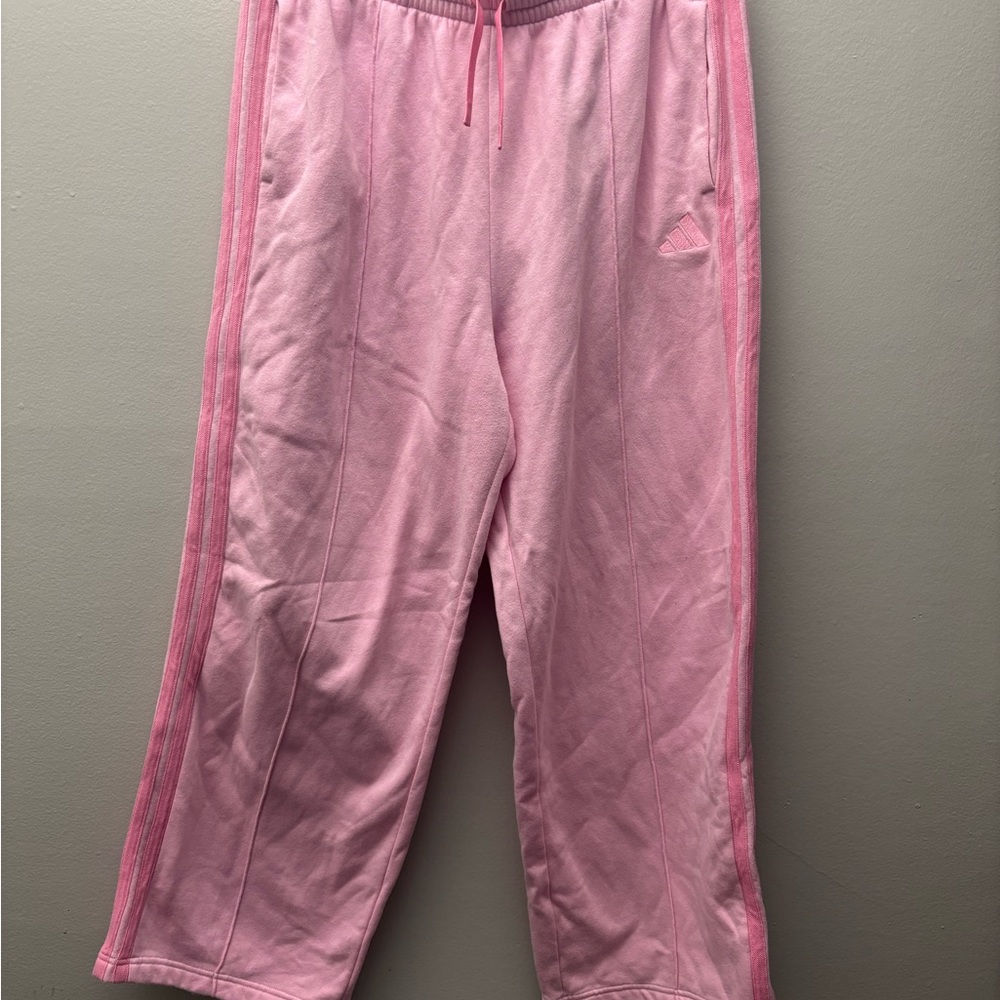 Adidas Originals Women's XL Adicolor Classic Firebird Loose Track Pants in Pink